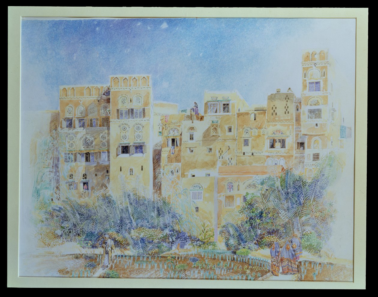 Jardin potager, Sanaa, Nord Yémen, 1975 - James Reeve