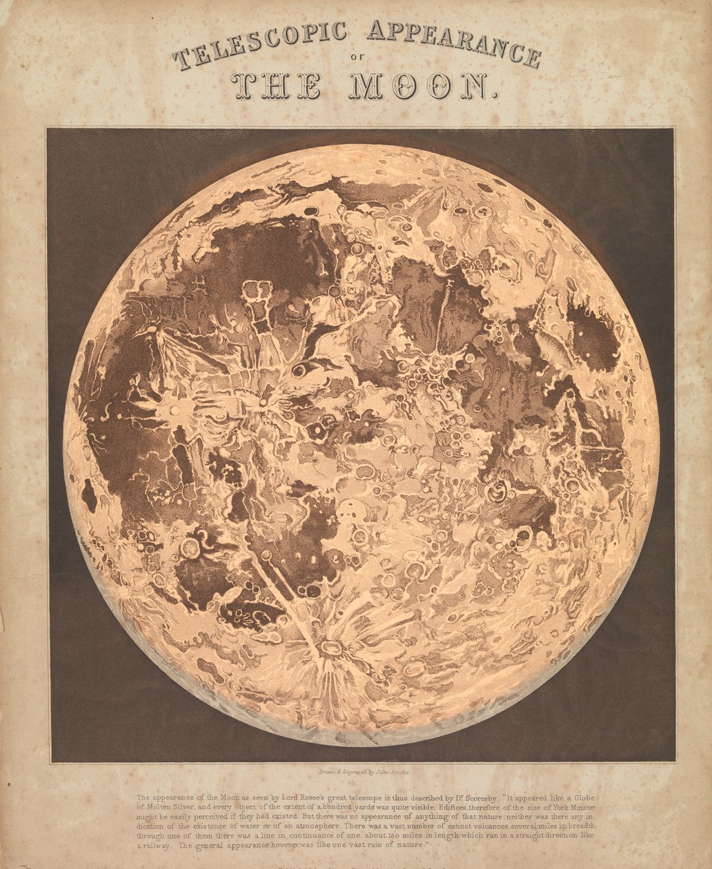 Apparence télescopique de la lune - James Reynolds