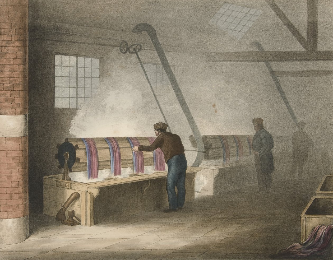 Dying, Progrès du coton n° 11, pub. 1840 - James Richard Barfoot