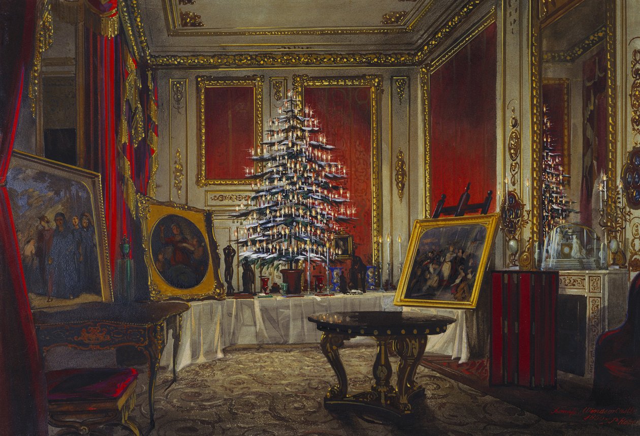 Arbre de Noël de la reine Victoria, 1850 - James Roberts