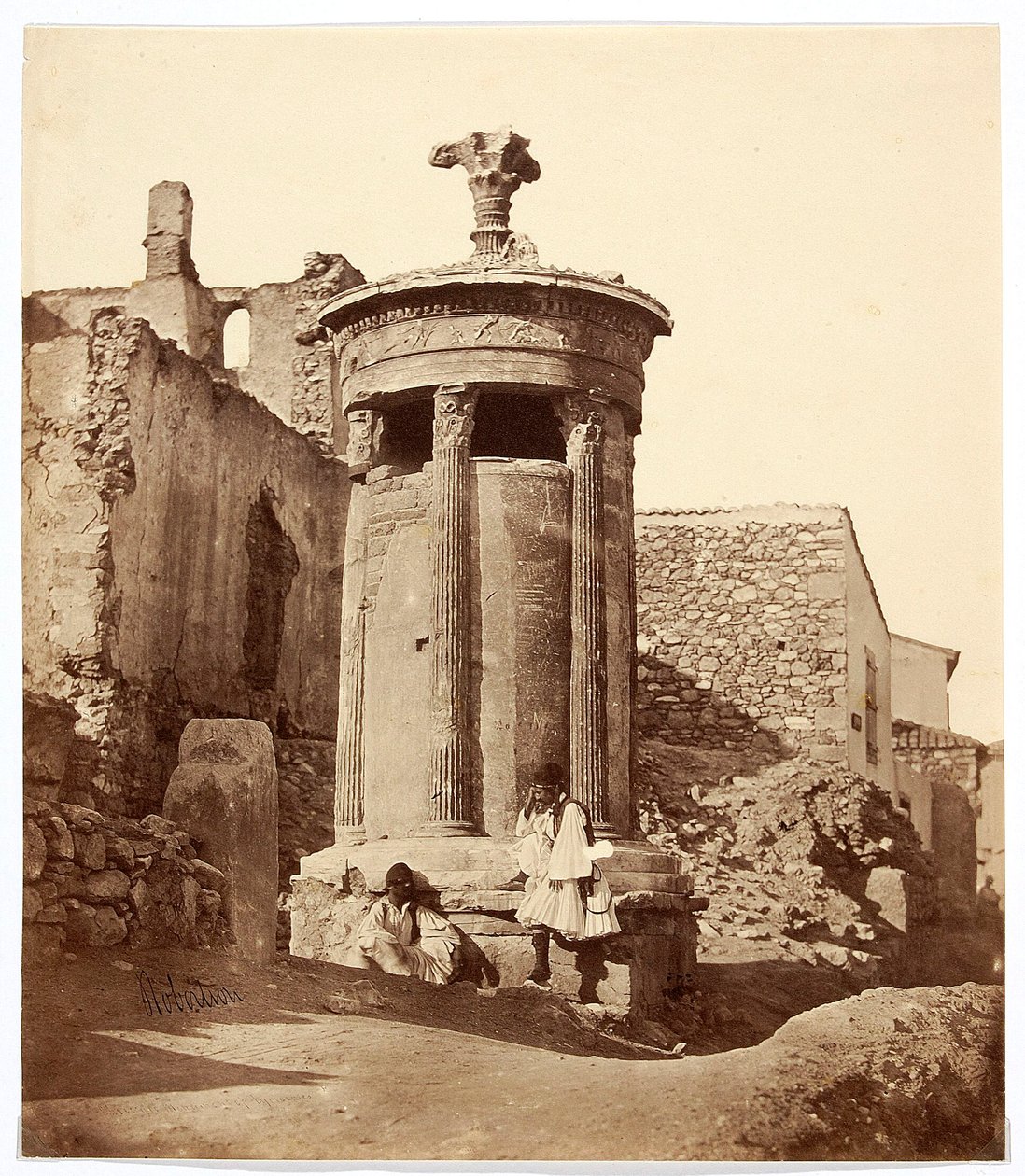 « Monument chorégique de Lysicrate » [Athènes. Monument de Lysicrate] - James Robertson