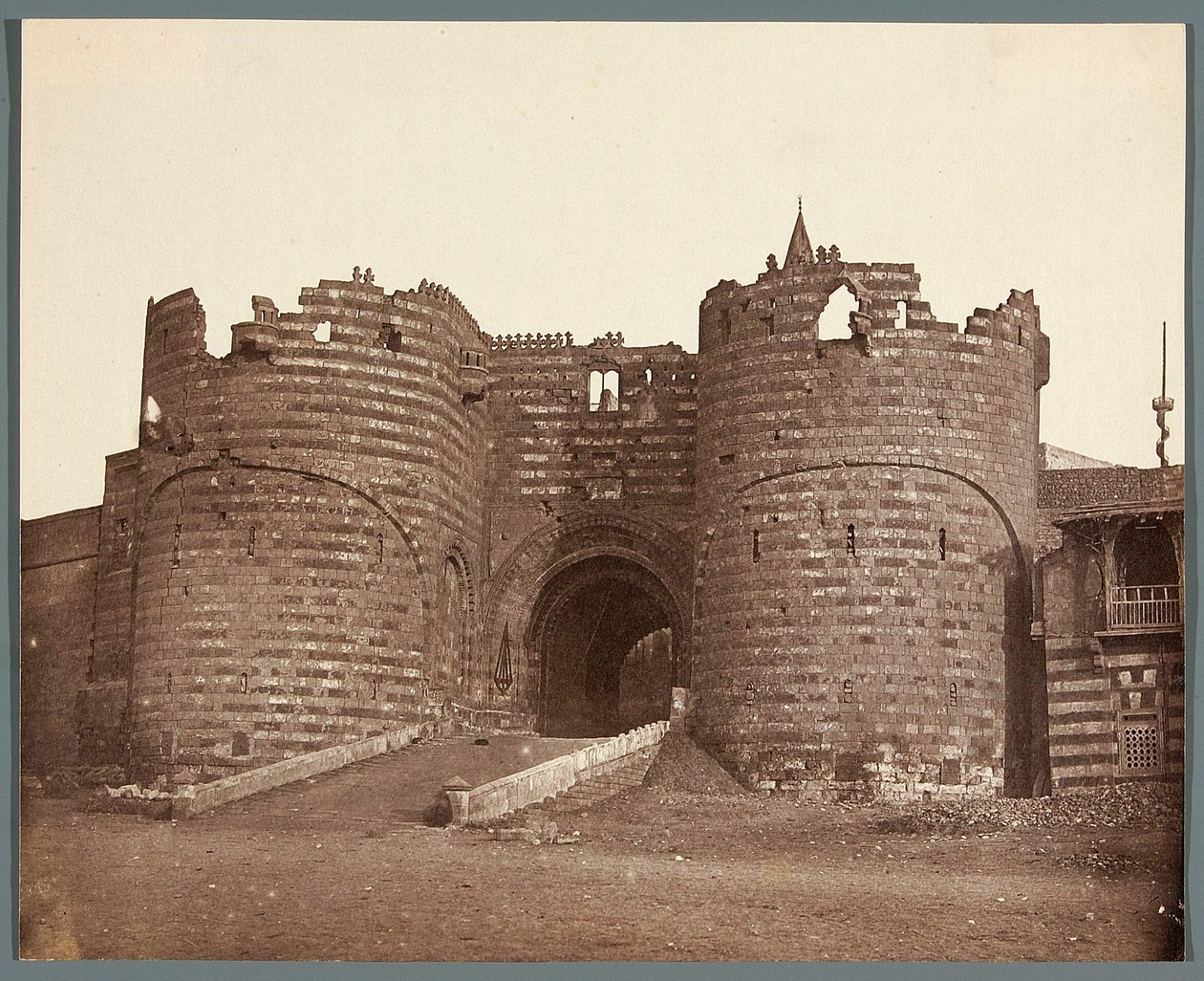 Égypte. Le Caire. Porte de la citadelle - James Robertson
