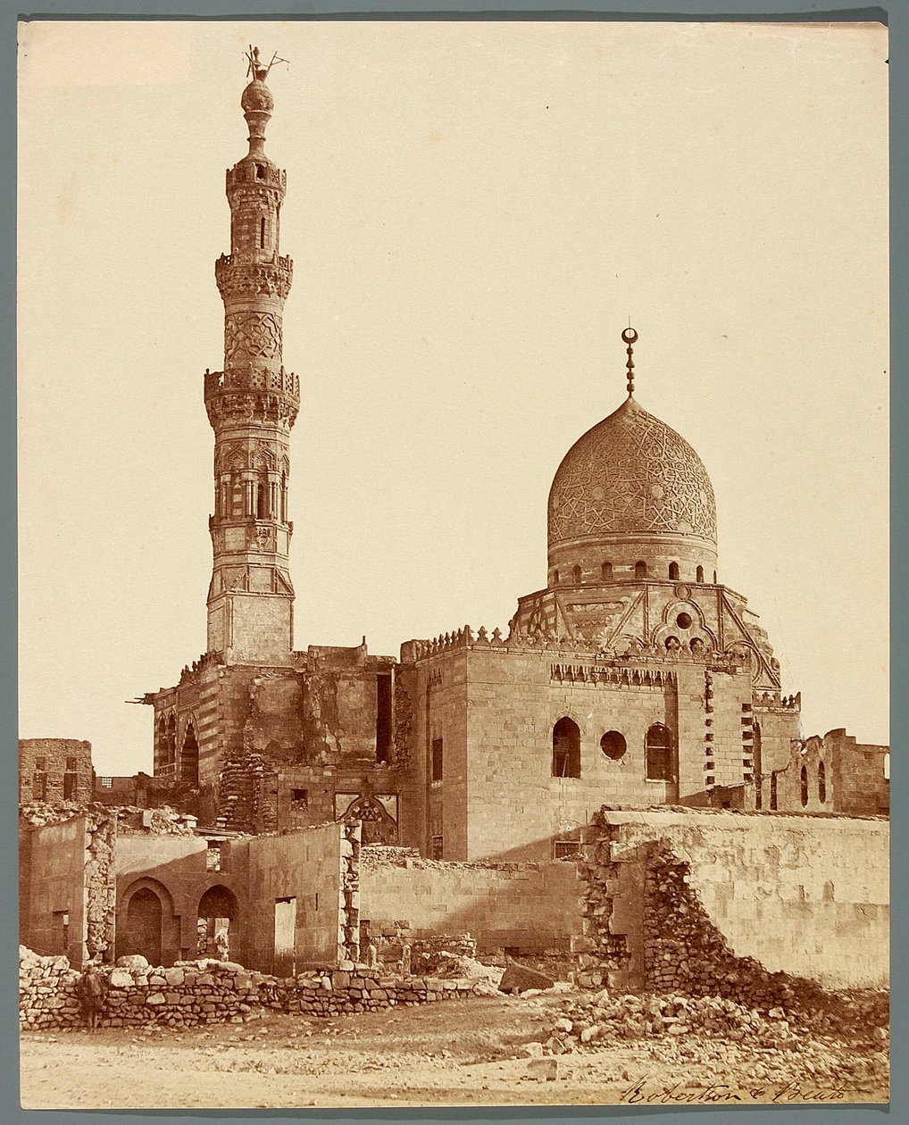 Égypte. Le Caire. Complexe funéraire du sultan Qaitbay (1472-1474) - James Robertson