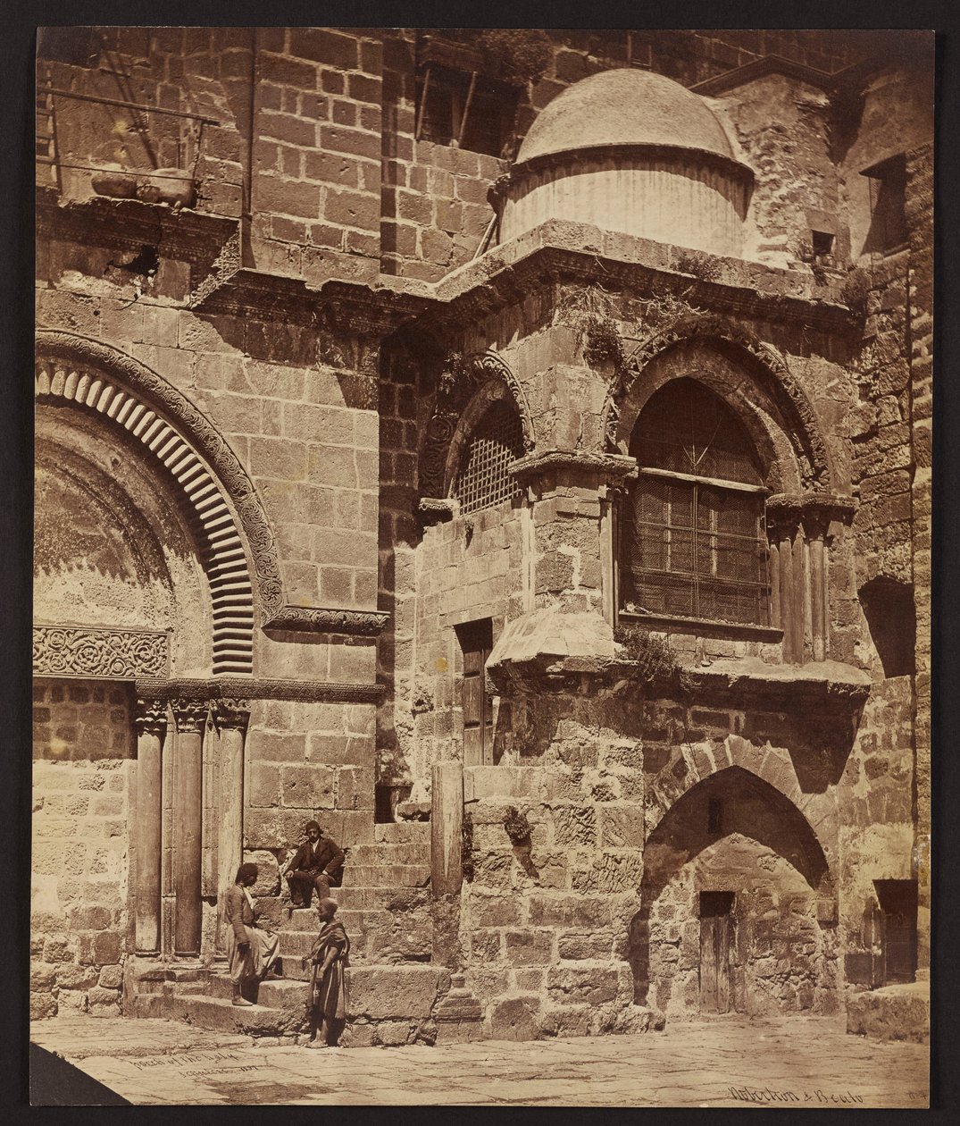 Portique du Saint-Sépulcre, Jérusalem [Jérusalem. Église du Saint-Sépulcre - chapelle des Francs] - James Robertson