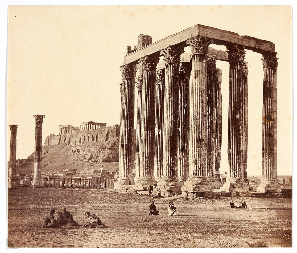 Temple de Zeus Olympien, Athènes - James Robertson
