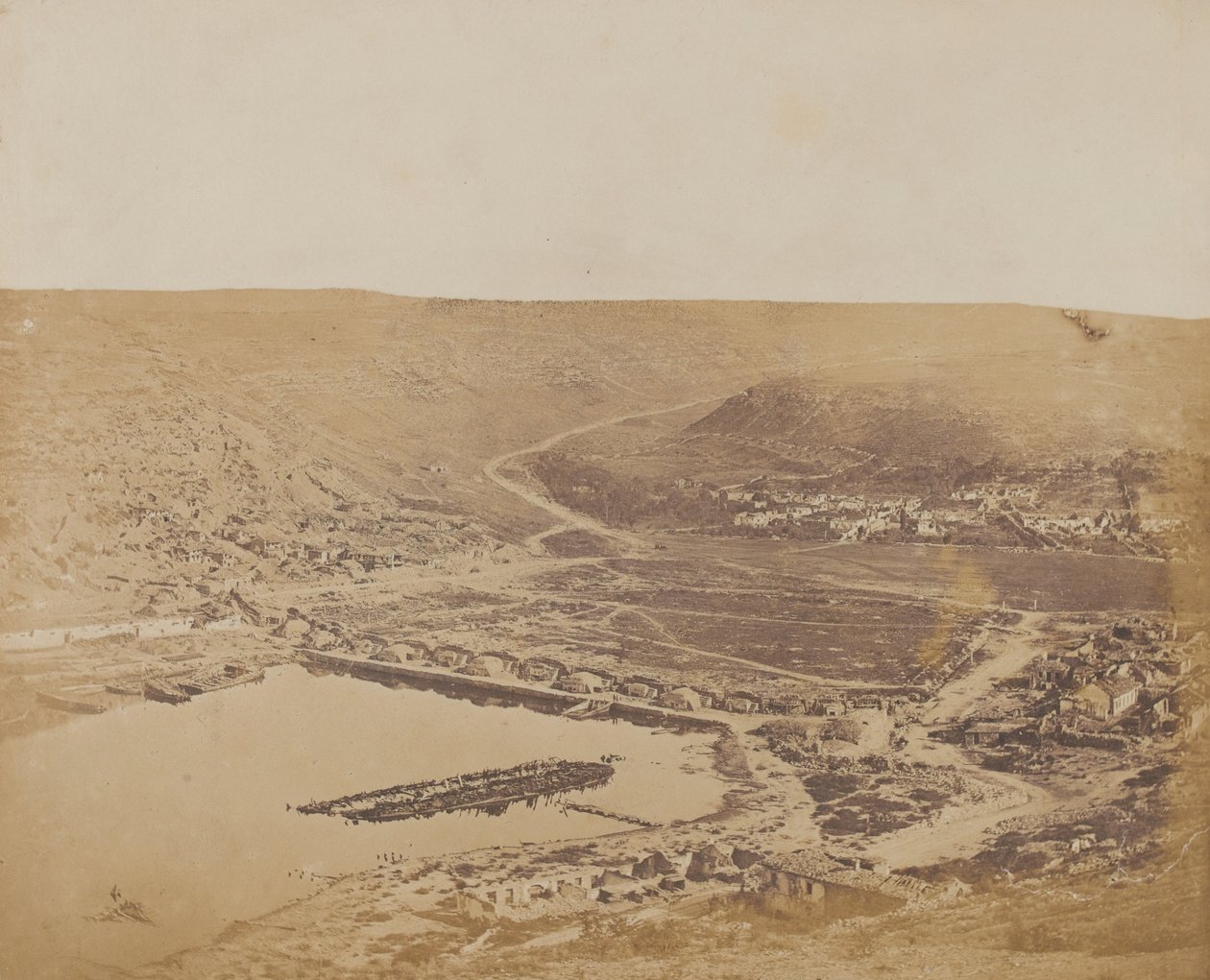 La route Woronzoff depuis Sébastopol, 1855 - James Robertson
