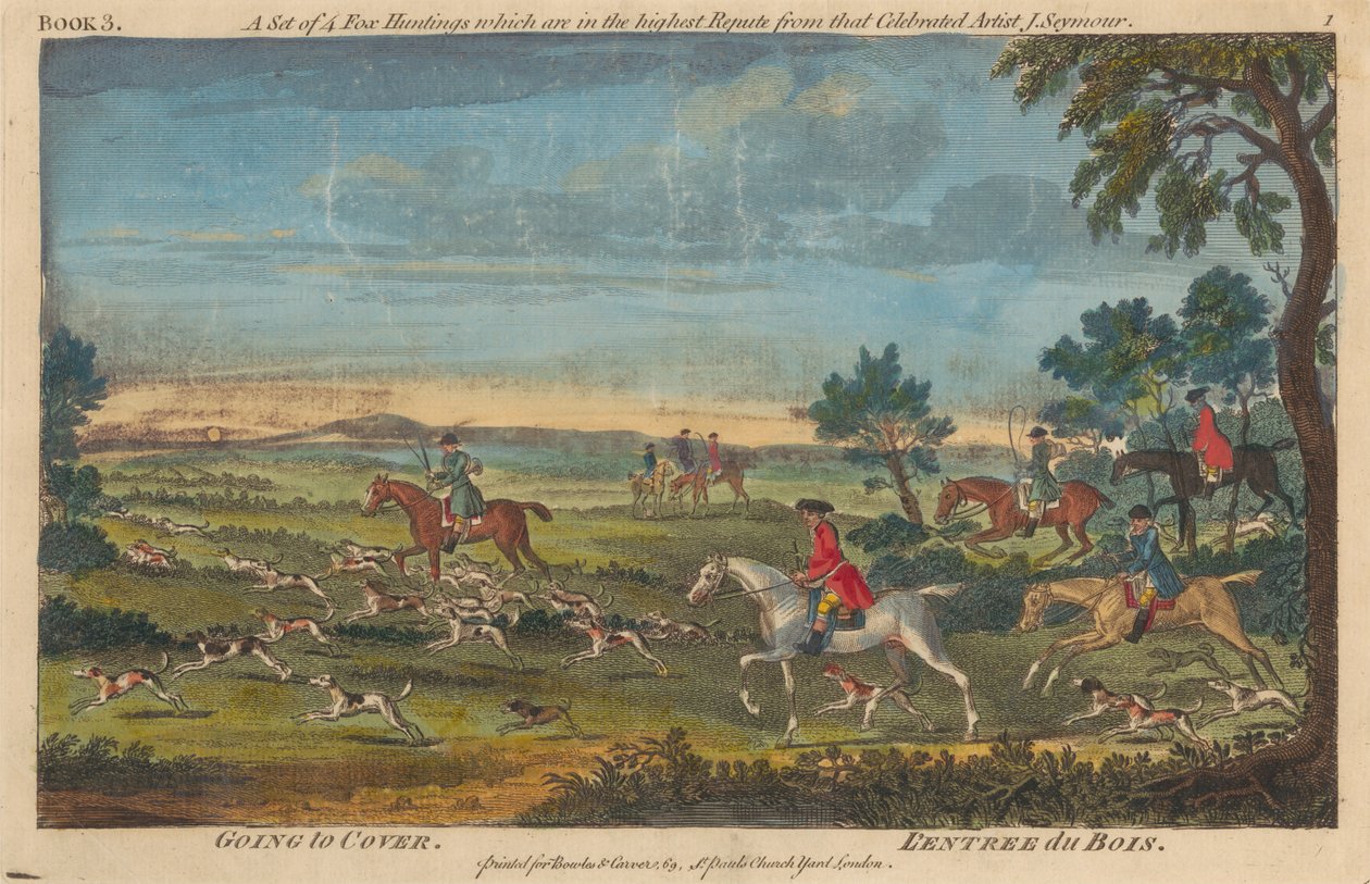 Satz von zwölf: 4 Fuchsjagden. 4 Hirschjagden. 4 Hasenjagden - James Seymour