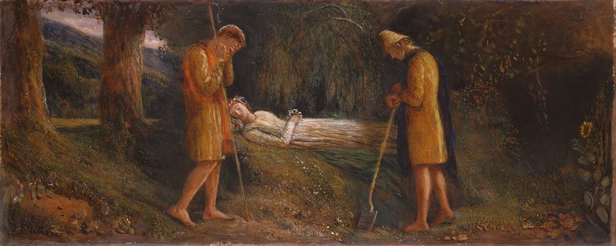 Imogen et les bergers, 1860-1870 - James Smetham