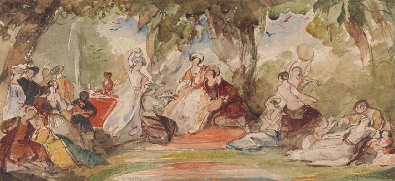Fête champêtre - James Stephanoff