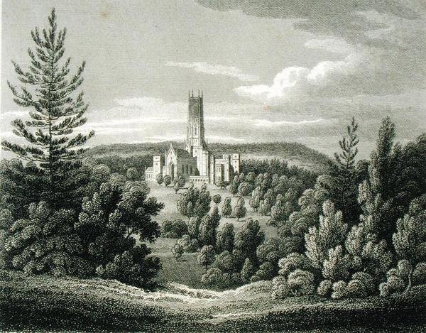 Abbaye de Fonthill depuis le Phare - James Storer