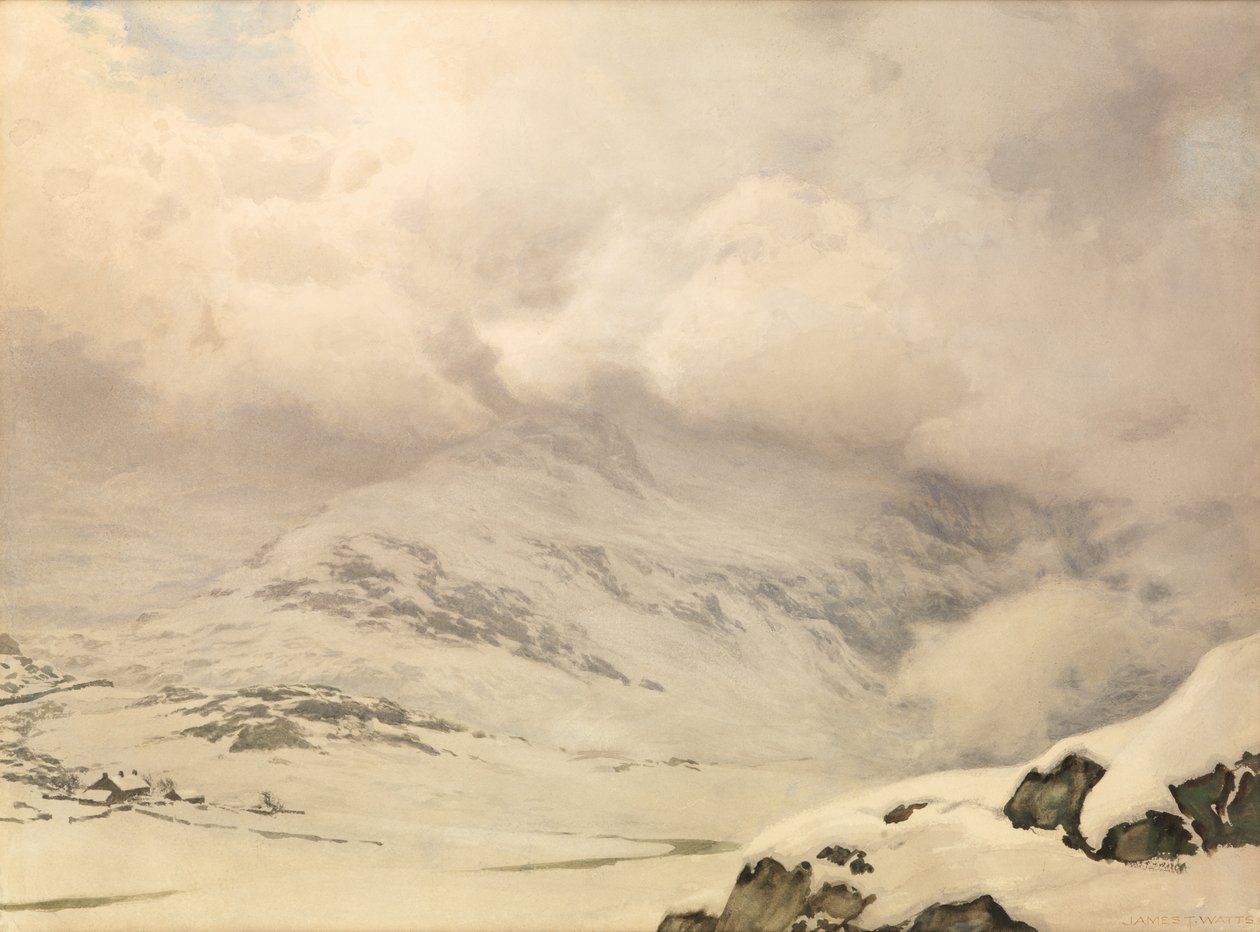 Un monde de neige et de nuages - James Thomas Watts