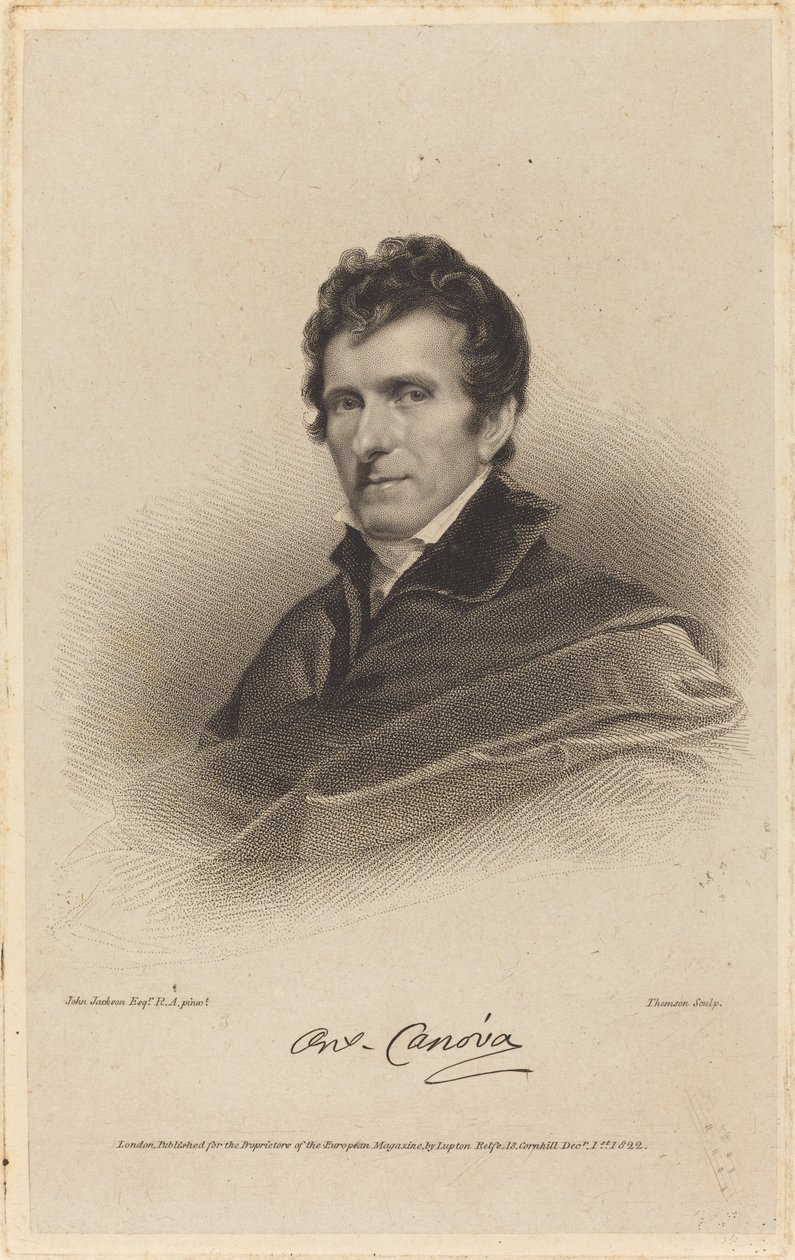 Antonio Canova - James Thomson possibly after John Jackson