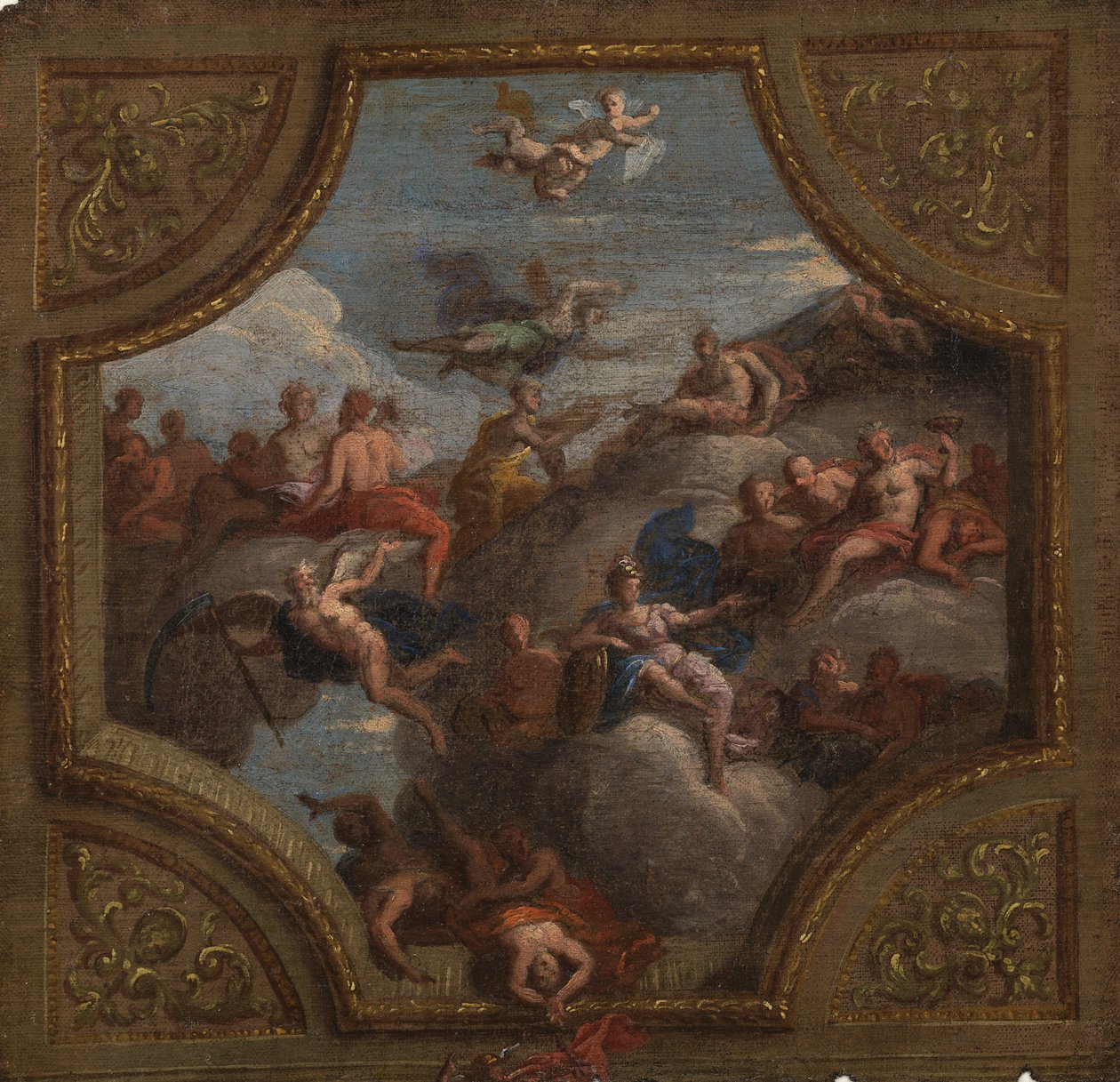 Esquisse pour une décoration de plafond, 1700 - James Thornhill