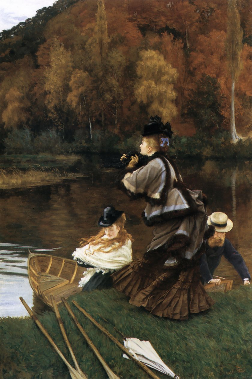 James Tissot - Automne sur la Tamise - James Tissot