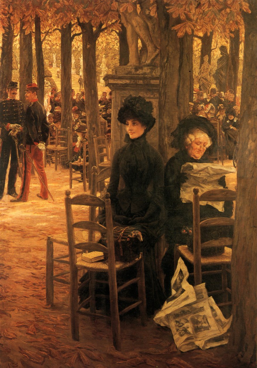 Sans dot (également connu sous le nom de Dimanche dans les jardins du Luxembourg) - James Tissot