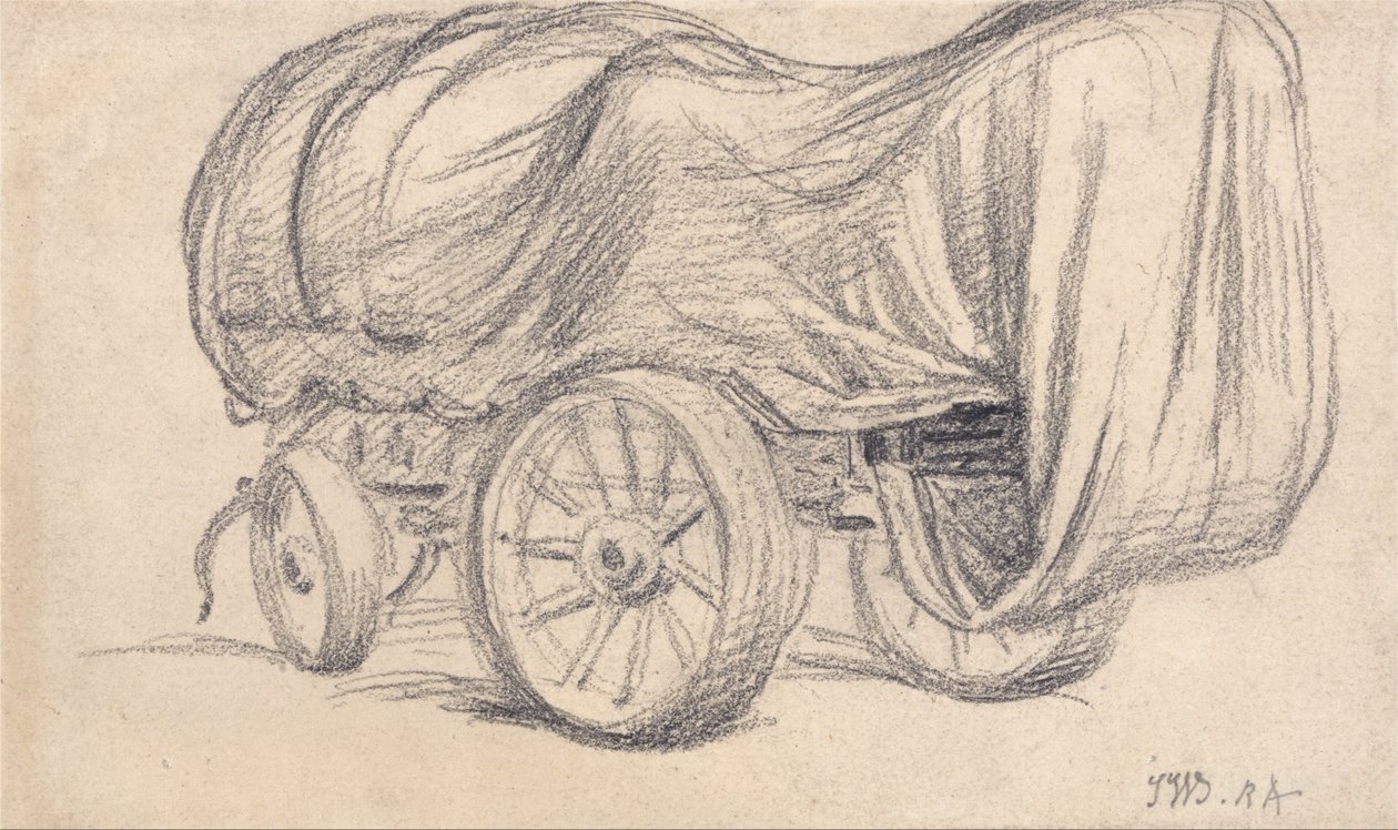 Un chariot routier à larges roues - James Ward