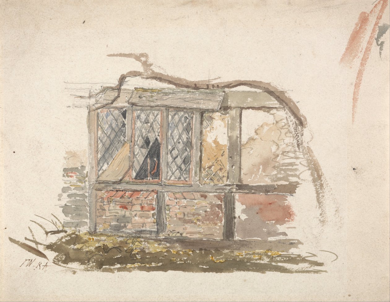 Un mur et une fenêtre de chalet - James Ward