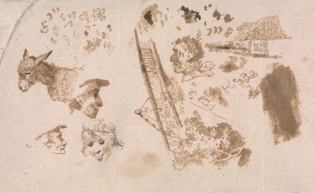 Une feuille de croquis légers - James Ward