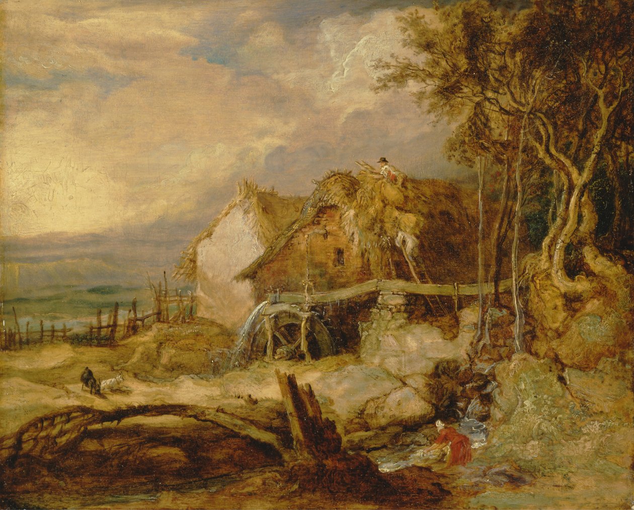 Un moulin en surplomb - James Ward
