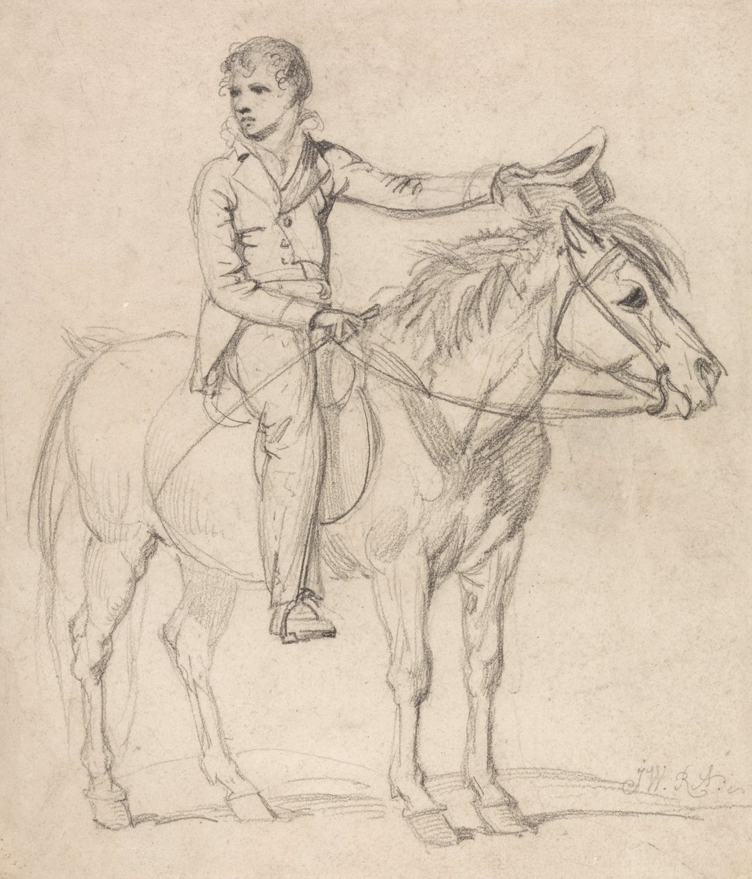 Lord Stanhope (futur comte de Chesterfield) enfant, à dos de poney - James Ward