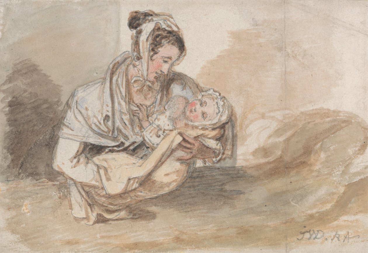 Mère et enfant - James Ward