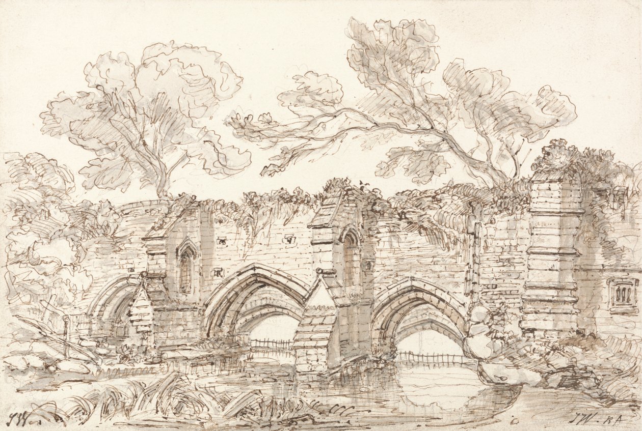 Le vieux pont double, Bury St. Edmunds - James Ward