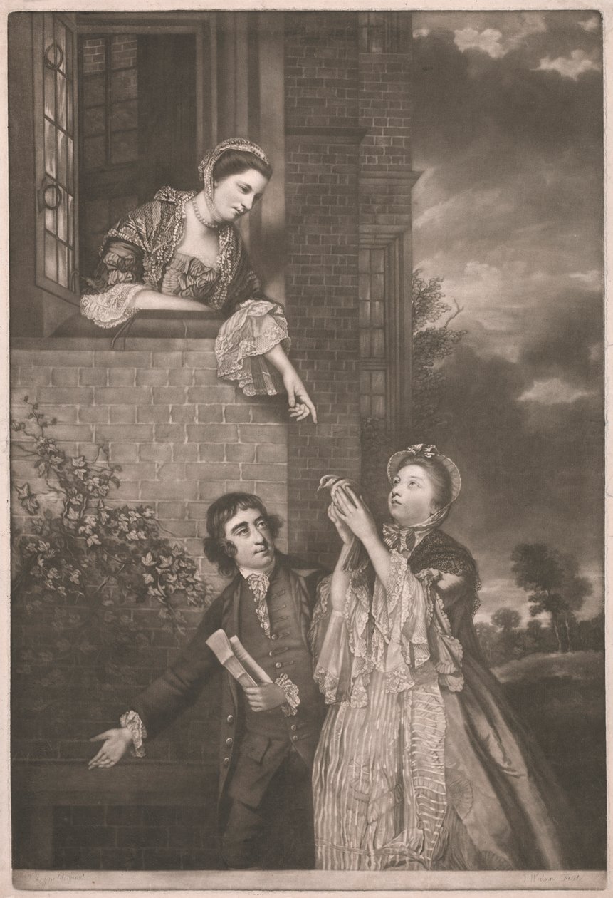 Charles James Fox, avec Lady Sarah Lenox et Lady Susan Strangways - James Watson