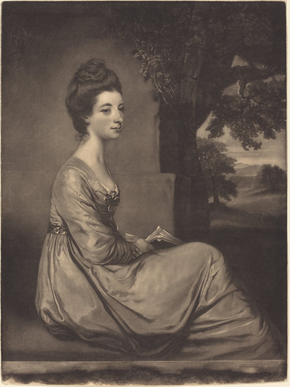 Jemima Comtesse Cornwallis - James Watson after Sir Joshua Reynolds
