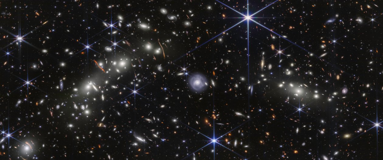 Amas de projectiles (image NIRCam) - James Webb Space Telescope (NASA)