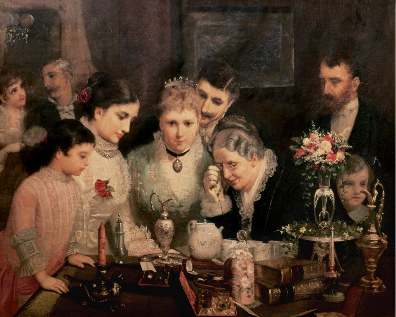 Cadeaux de mariage, c.1880 - James Wells Champney