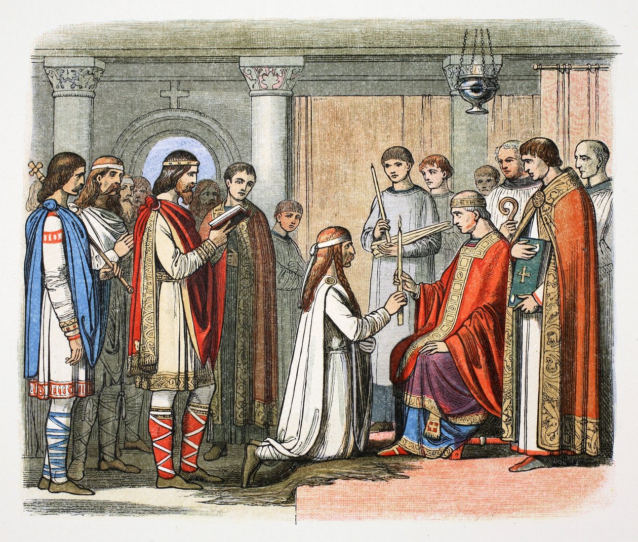 Baptême du roi Guthrum, 878 1864 - James William Edmund Doyle