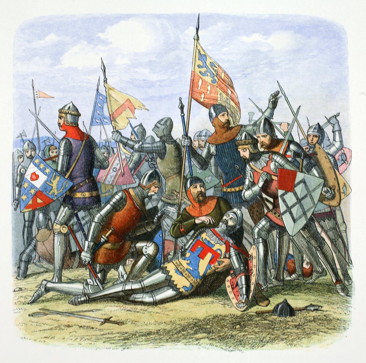 Mort de Harry Hotspur Sir Henry Percy, Shrewsbury, Shropshire, 1403 - James William Edmund Doyle