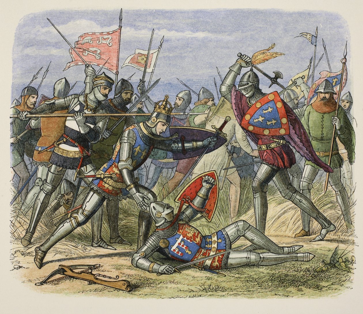 Henri V attaqué par le duc d