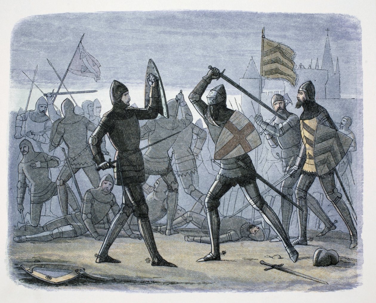 Le siège de Calais, France, 1346-1347 - James William Edmund Doyle
