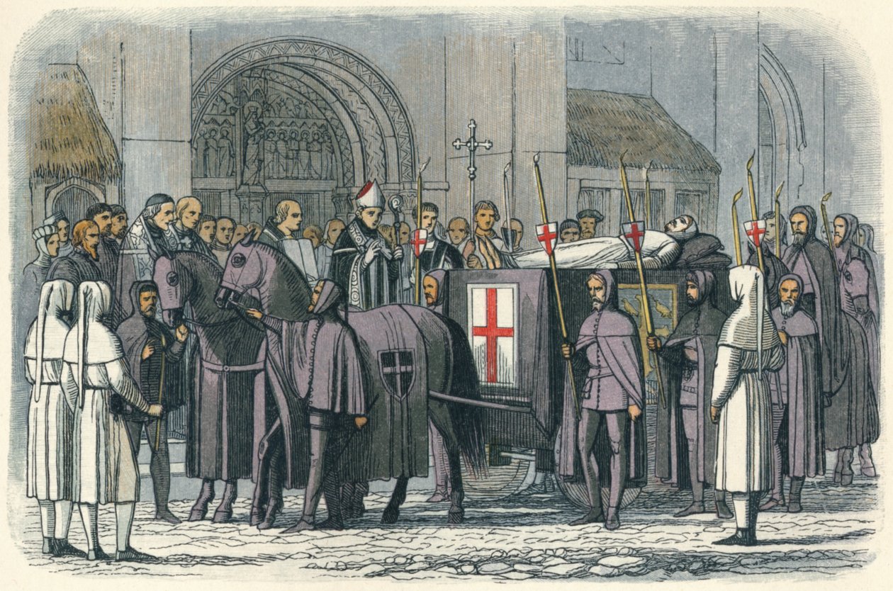 Le corps de Richard apporté à St. Paul