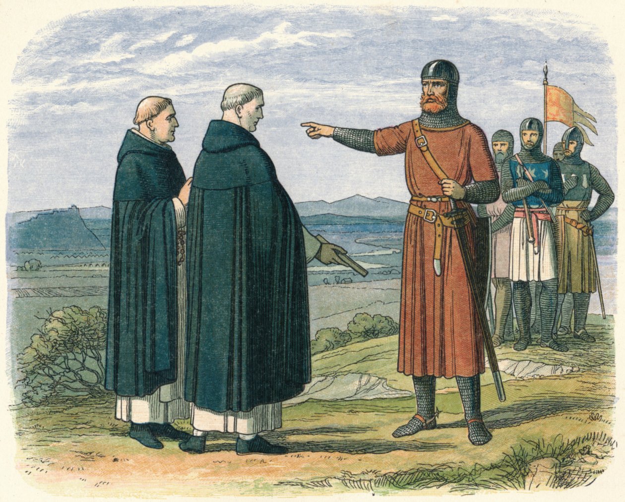 Wallace rejette les propositions anglaises, 1297, 1864 - James William Edmund Doyle