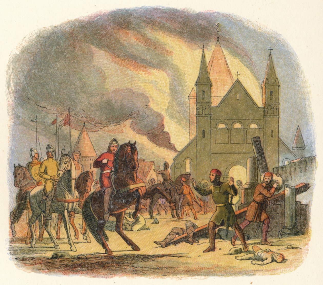 William reçoit une blessure mortelle à Mantes, 1087 - James William Edmund Doyle