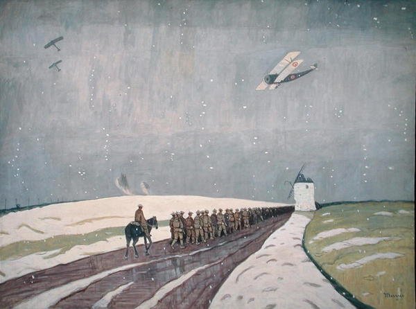 Canadiens dans la neige - James Wilson Morrice