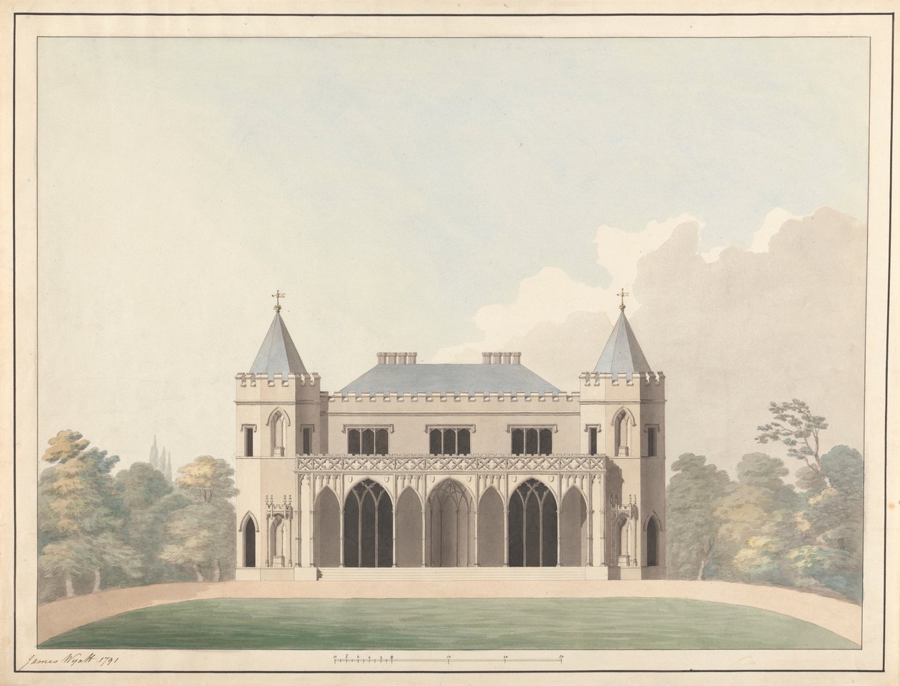 Conception pour Little Frogmore : élévation - James Wyatt