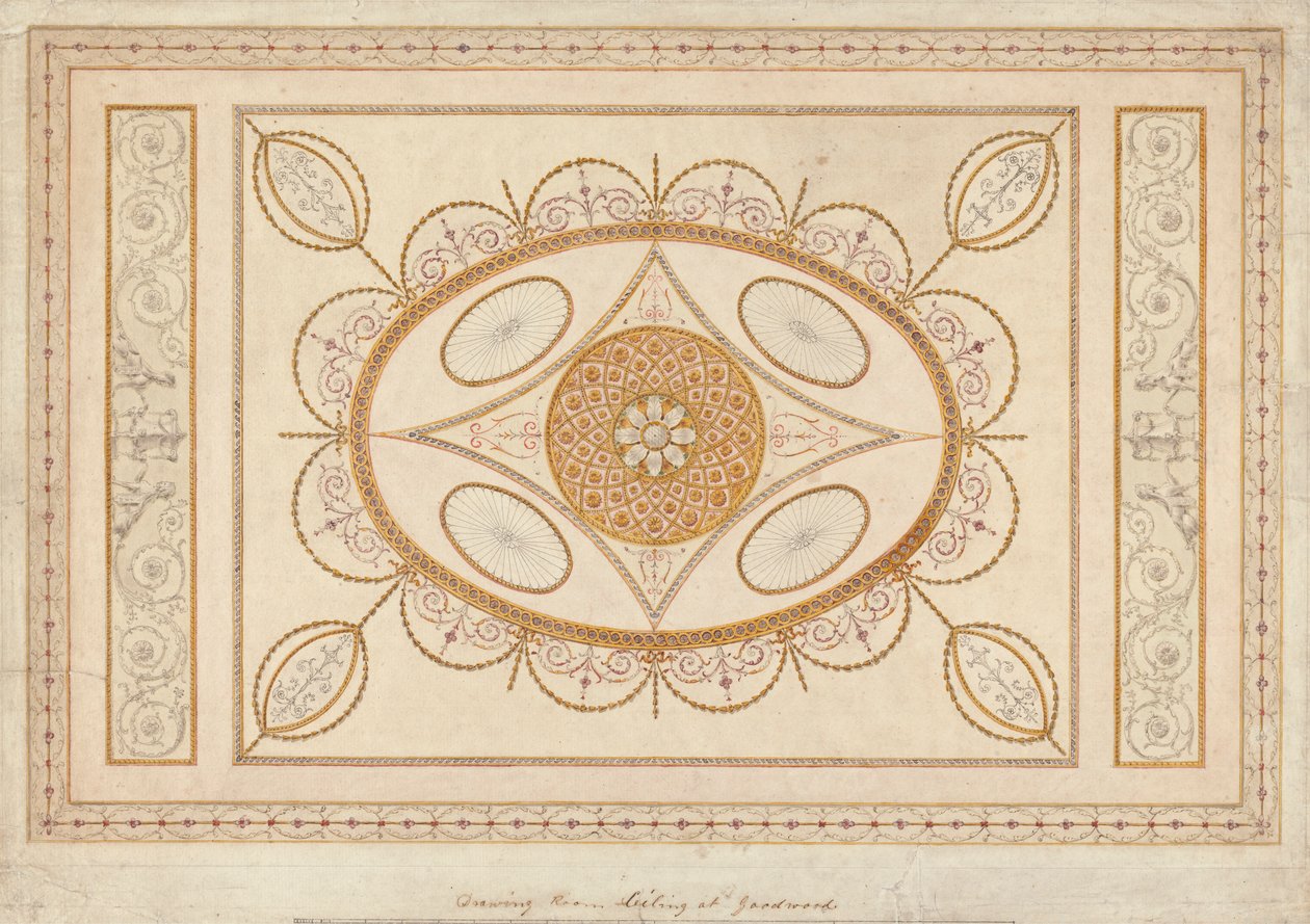 Goodwood, West Sussex : Conception de plafond - James Wyatt