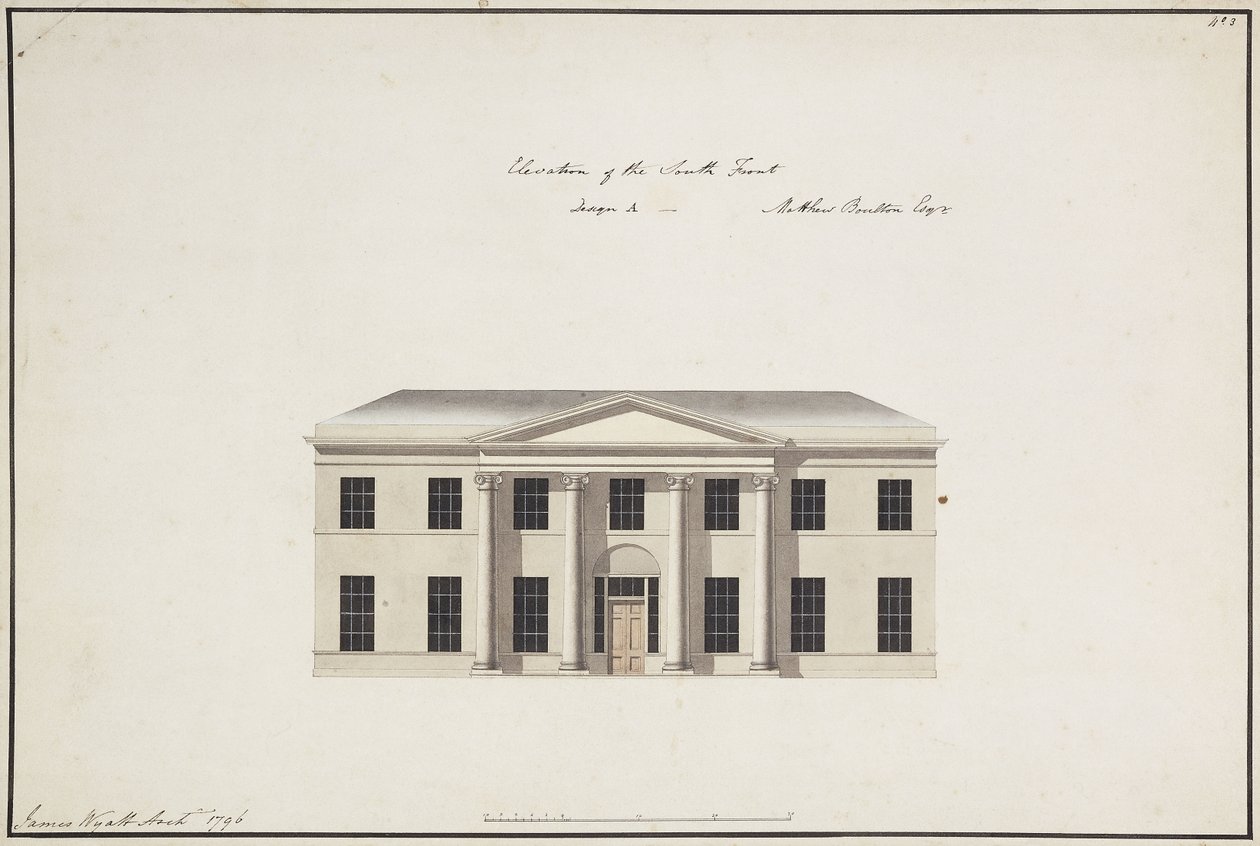 Soho House : Plan du rez-de-chaussée ; Plan de l