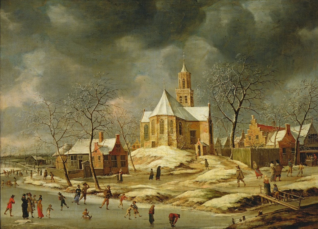 Le village de Midlum - Jan Abrahamsz. Beerstraten