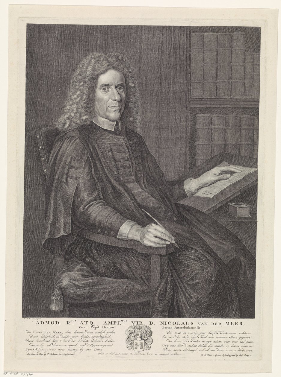 Portrait de Nicolaas van der Meer - Jan Anthonie Coxie
