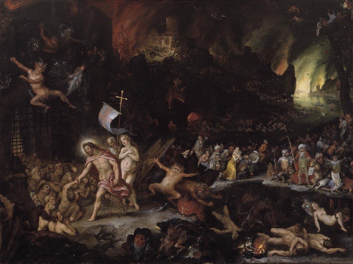 Le Christ aux limbes - Jan the Elder Brueghel