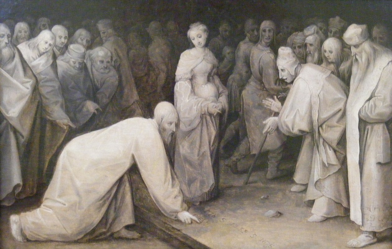 Christ et la femme adultère - Jan the Elder Brueghel