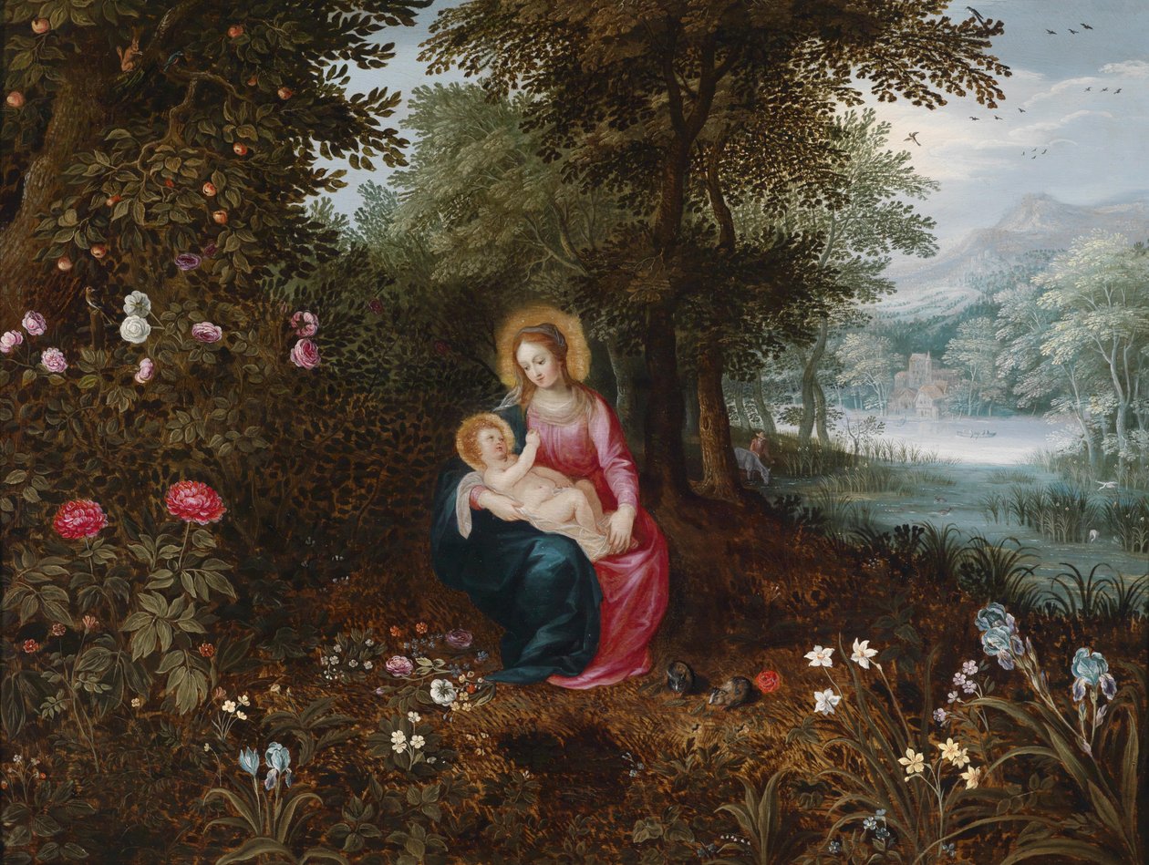Le Repos pendant la fuite en Égypte - Jan Brueghel the Younger