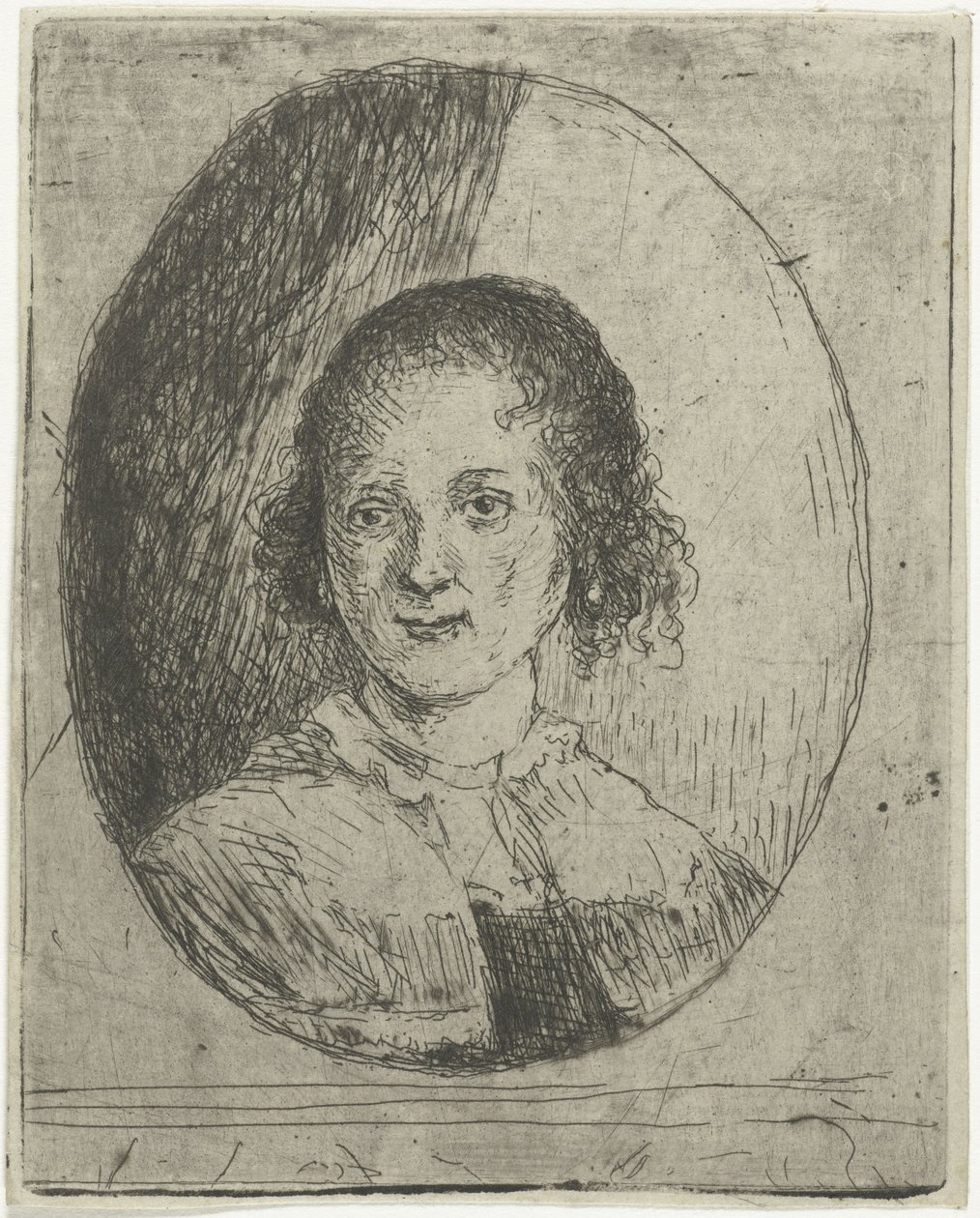 Portrait de Christina Chalon par son frère Jan Chalon - Jan Chalon