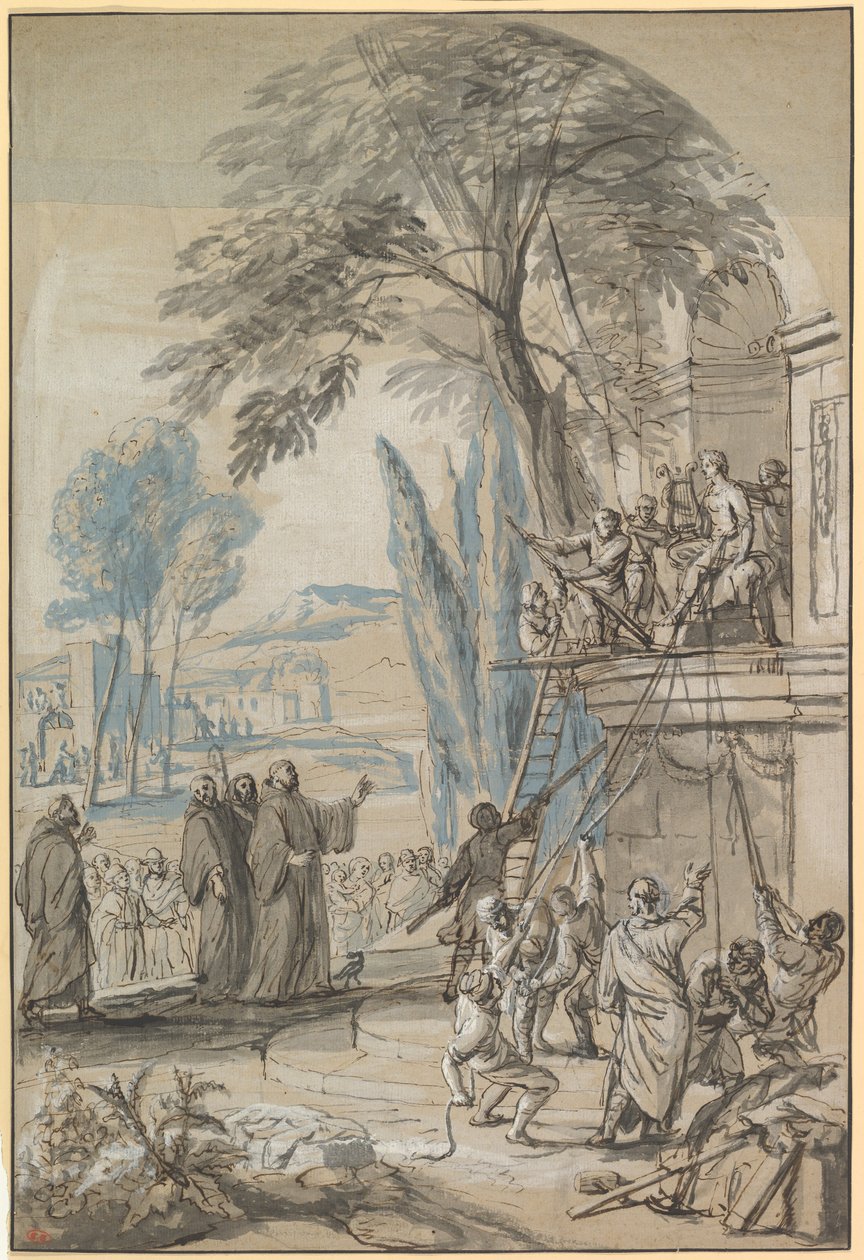 Benoît de Nursie ordonne la destruction du temple d