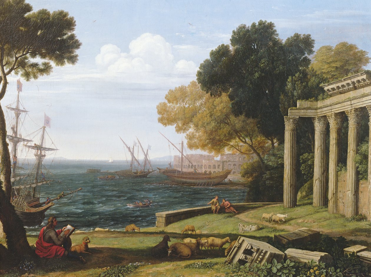 Vue de la mer, du port et de l