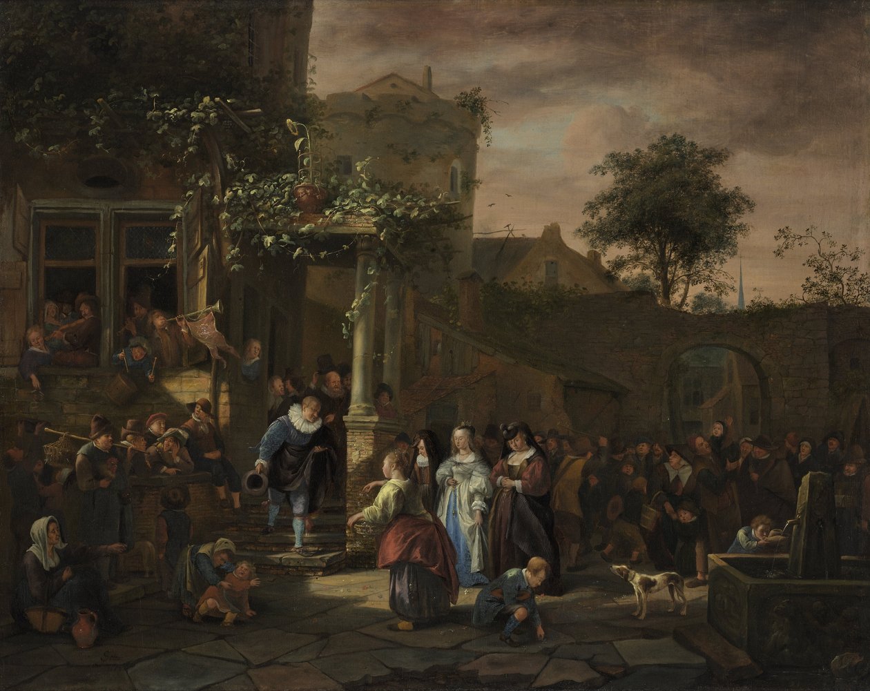 Le mariage villageois - Jan Havickszoon Steen